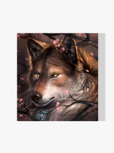 Der schöne Wolf - Malen nach Zahlen