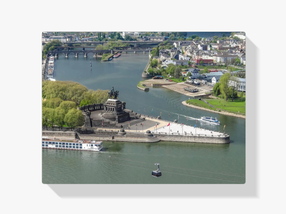 Deutsches Eck, Koblenz - Malen nach Zahlen
