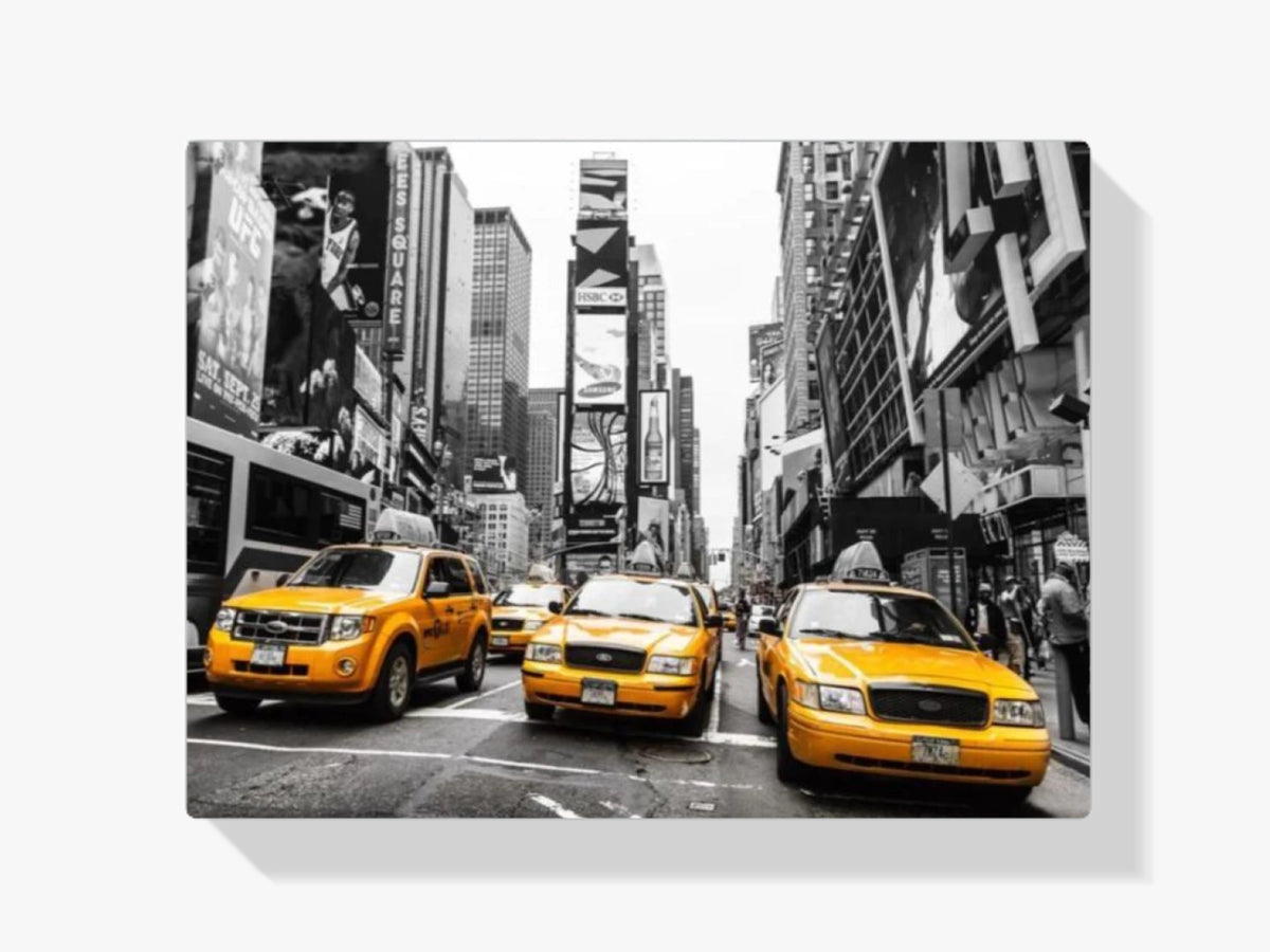 Die gelben Taxis von NY - Malen nach Zahlen