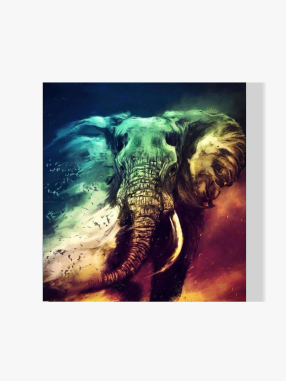 Elefant - Malen nach Zahlen