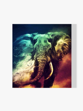 Elefant - Malen nach Zahlen