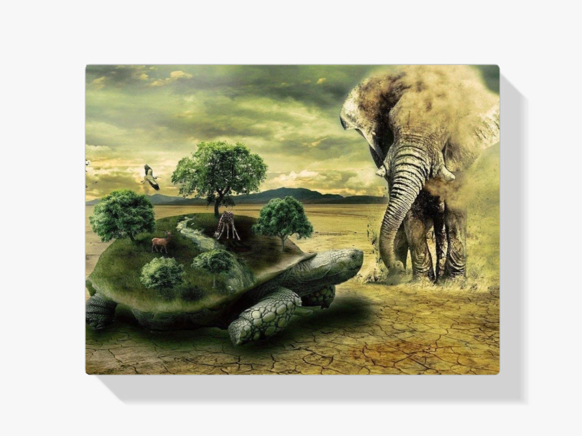 Elefant in der Traumwelt - Malen nach Zahlen