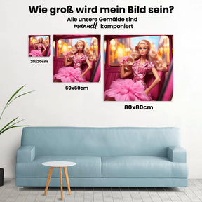 Elegante Puppe - Malen nach Zahlen