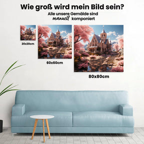 Fantasie Haus - Malen nach Zahlen