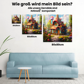 Fantasie Haus - Malen nach Zahlen