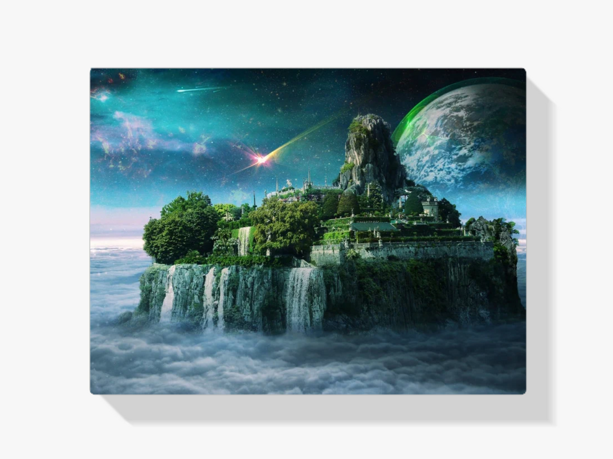 Fantasy Schloss - Malen nach Zahlen