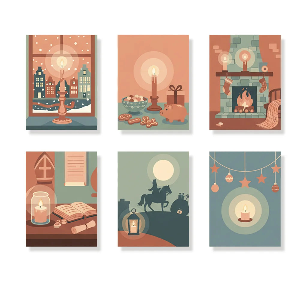 

Dipingere con i numeri - 6 Mini Dipinti | Piccolo Boschetto