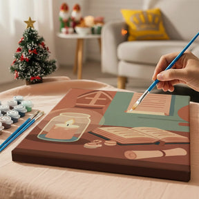 

Dipingere con i numeri - 6 Mini Dipinti | Piccolo Boschetto