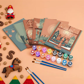 

Dipingere con i numeri - 6 Mini Dipinti | Piccolo Boschetto