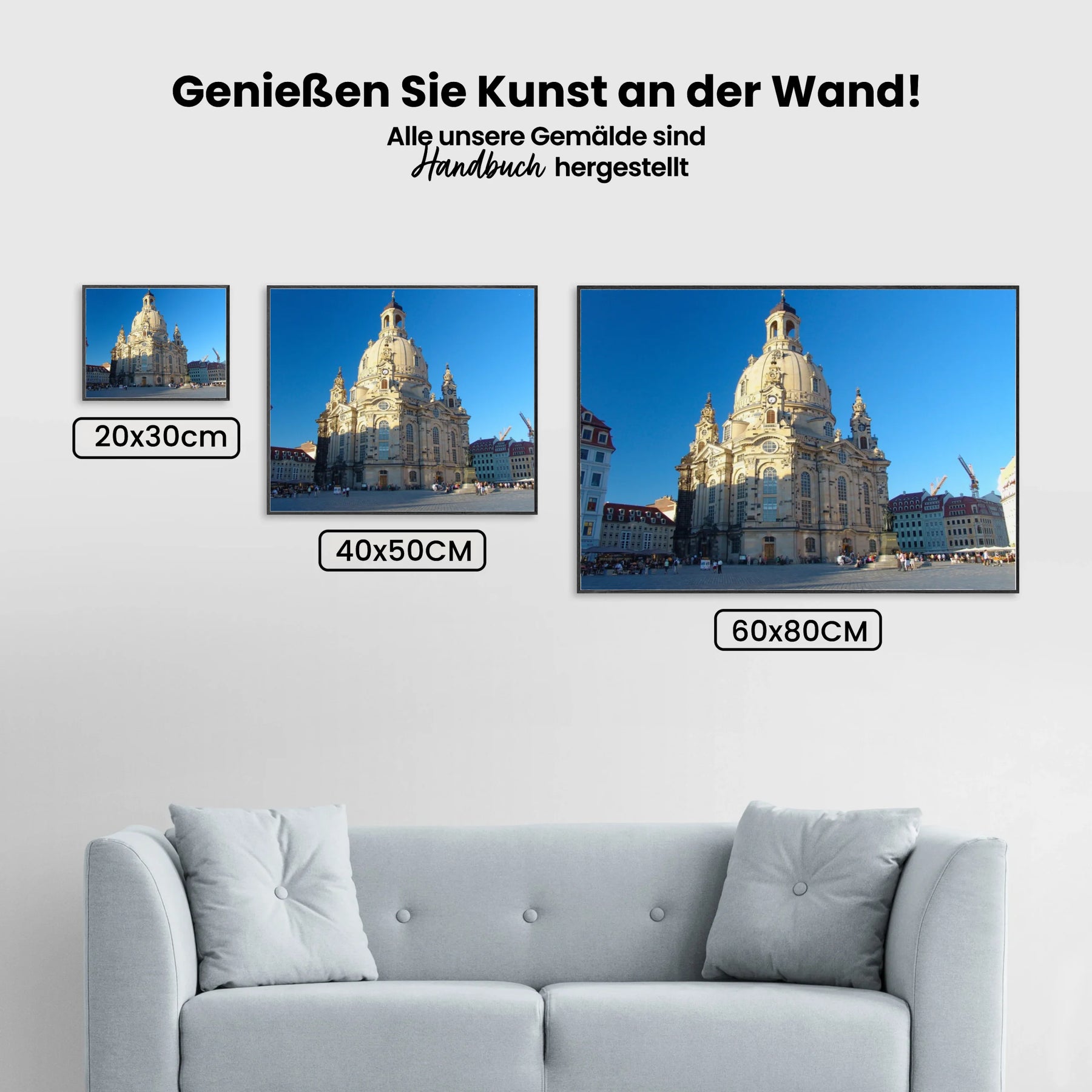 Frauenkirche Dresden - Malen nach Zahlen