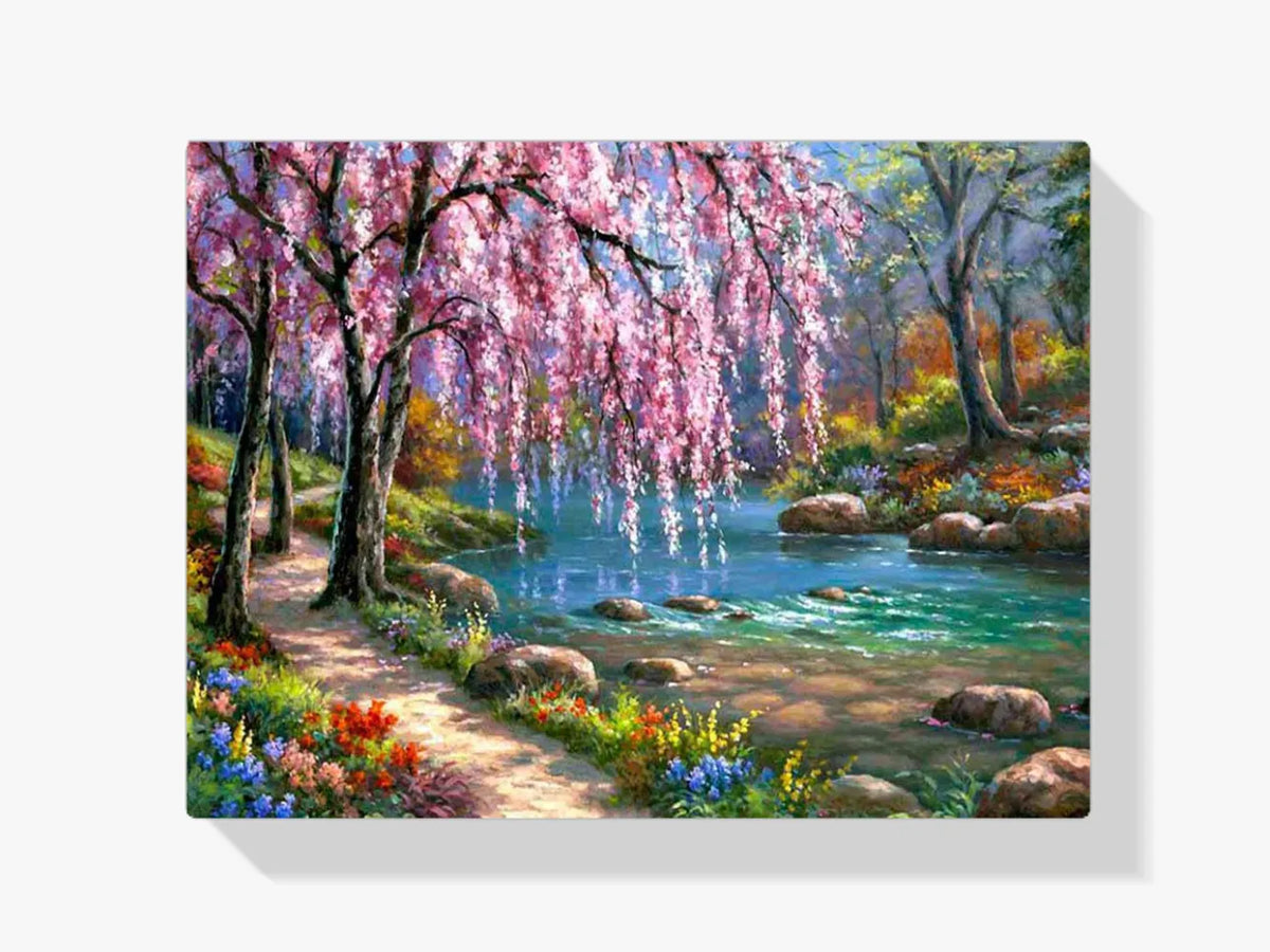 Frühling - Malen nach Zahlen