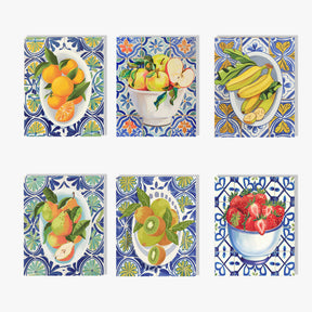 

Dipingere con i numeri - 6 Mini Quadri | Set Classico di Frutta