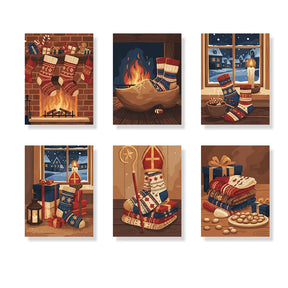 

Dipingere con i numeri - 6 Mini Dipinti | Piccolo Boschetto