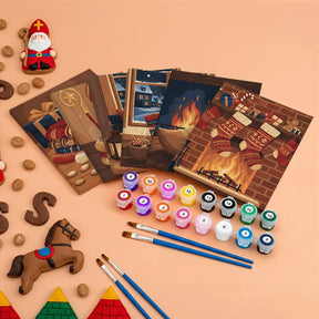 

Dipingere con i numeri - 6 Mini Dipinti | Piccolo Boschetto