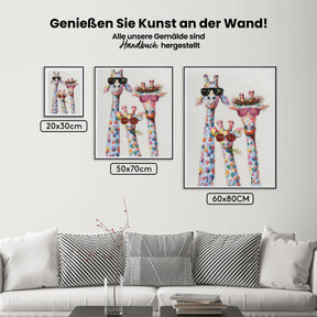 Giraffe - Malen nach Zahlen
