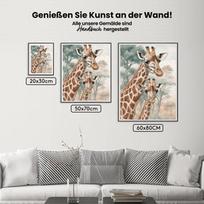Giraffe - Malen nach Zahlen