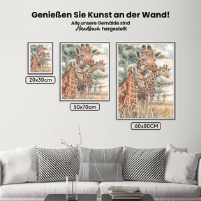 Giraffe - Malen nach Zahlen
