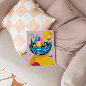 Dipingi con i numeri - 6 mini dipinti | Set di fiori di ciliegio