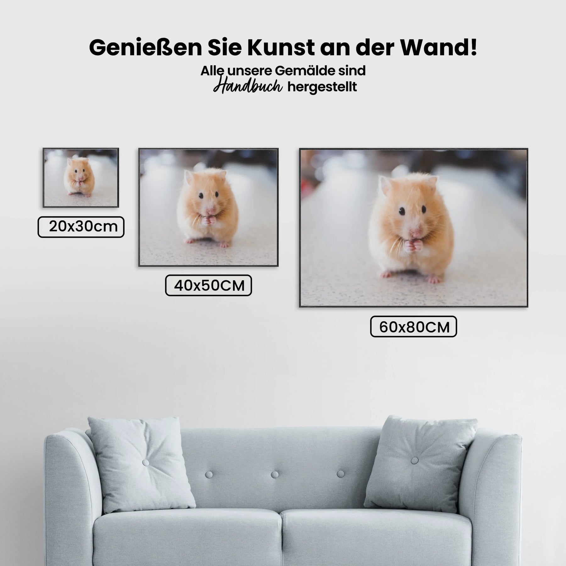 Hamster - Malen nach Zahlen