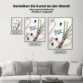 Happy Easter - Malen nach Zahlen