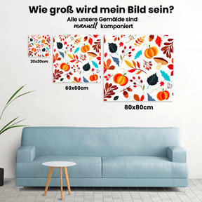 Herbstliche Atmosphäre - Malen nach Zahlen
