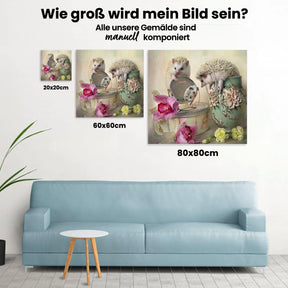 Igel - Malen nach Zahlen