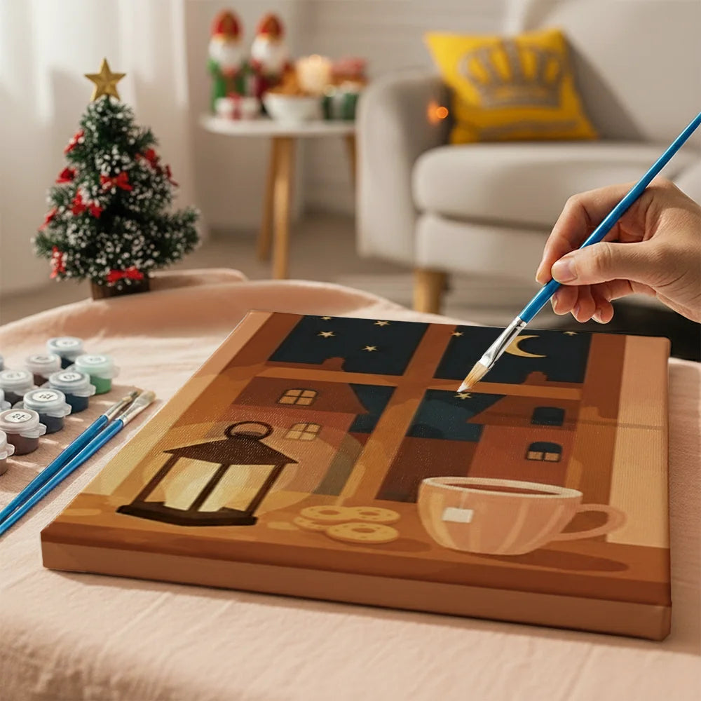 

Dipingere con i numeri - 6 Mini Dipinti | Piccolo Boschetto