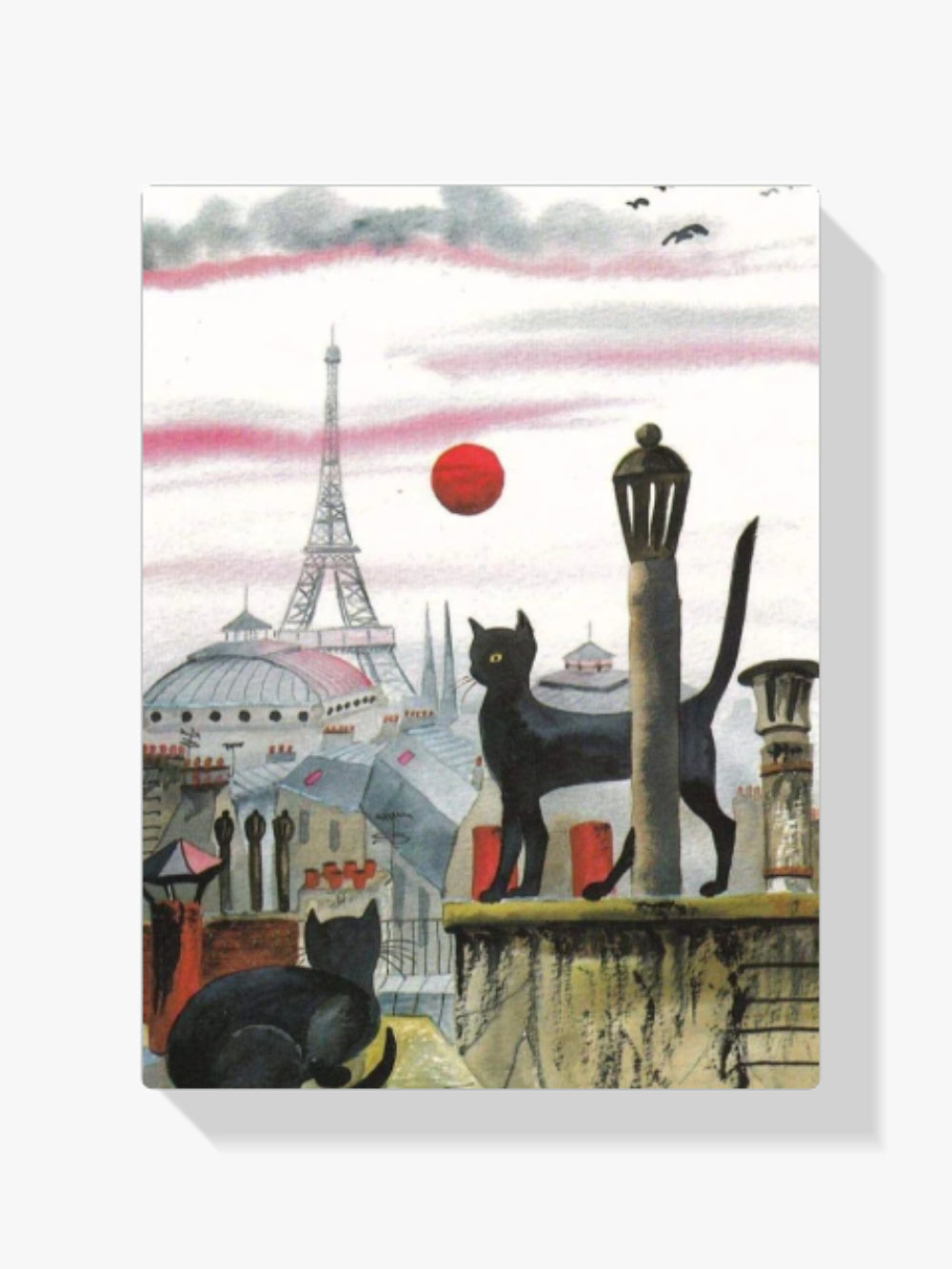 Katzen in Paris - Malen nach Zahlen