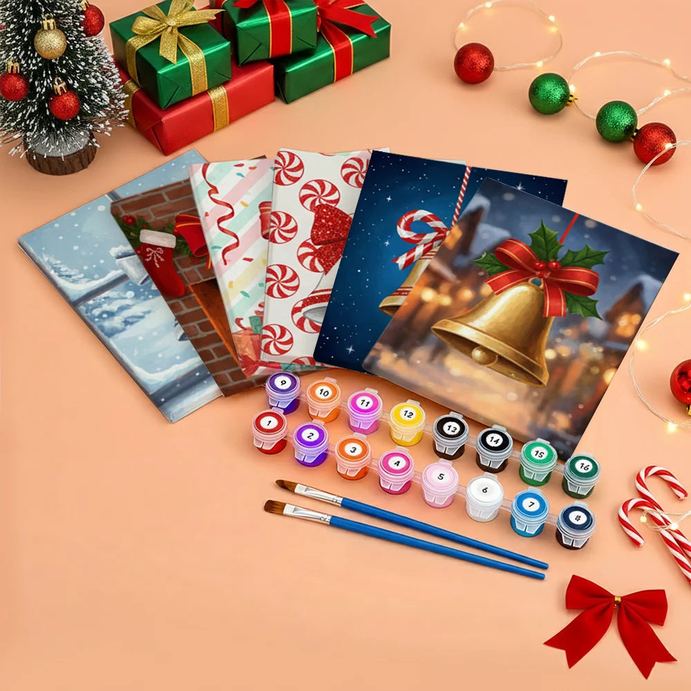 

Dipingere con i numeri - 6 Mini Dipinti | Piccolo Boschetto