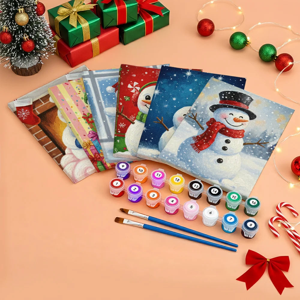 

Dipingere con i numeri - 6 Mini Dipinti | Piccolo Boschetto