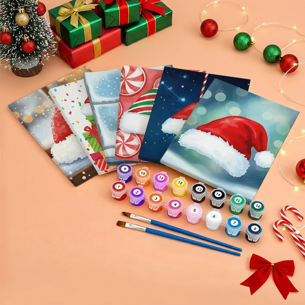 

Dipingere con i numeri - 6 Mini Dipinti | Piccolo Boschetto