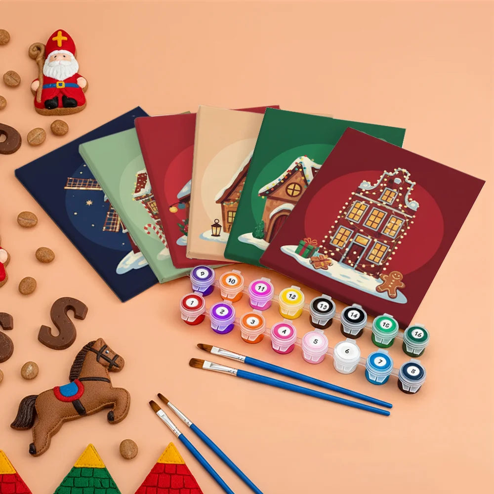 

Dipingere con i numeri - 6 Mini Dipinti | Piccolo Boschetto