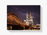 Kölner Dom bei Nacht - Malen nach Zahlen