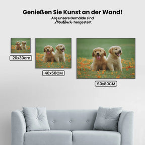 Labrador Welpen - Malen nach Zahlen