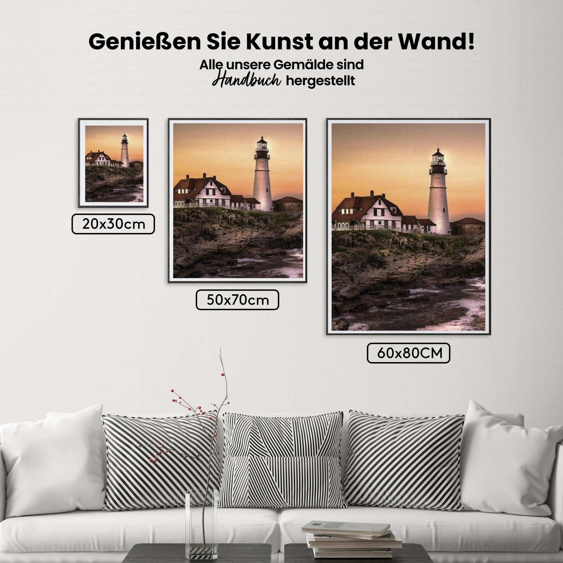 Leuchtturm - Malen nach Zahlen