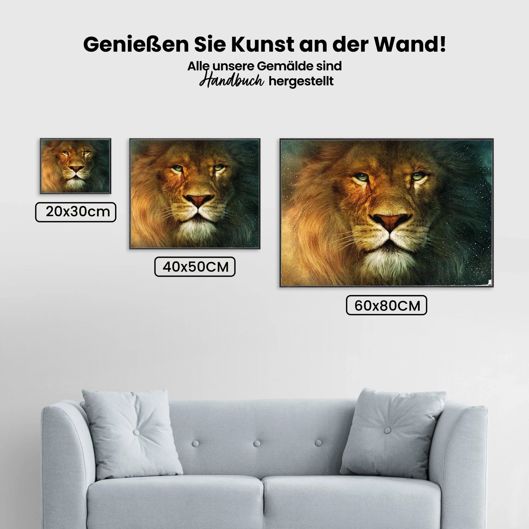 Löwe - Malen nach Zahlen