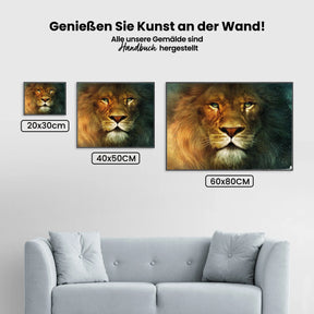 Löwe - Malen nach Zahlen