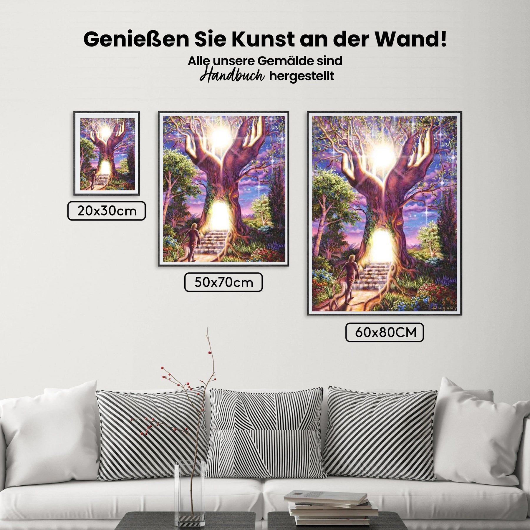 Magischer Baum - Malen nach Zahlen