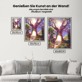 Magischer Baum - Malen nach Zahlen