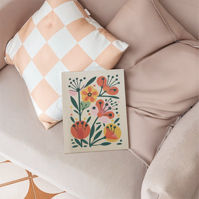 Dipingi con i numeri - 6 mini dipinti | Set di fiori bohémien