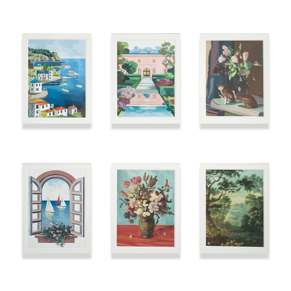 Malen nach Zahlen &#8211; 6 Mini-Gemälde Weltweite Edition-Set-1