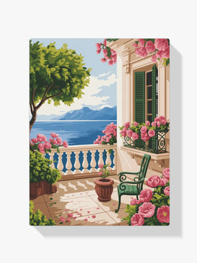 

Dipingere con i numeri - Balcone fiorito