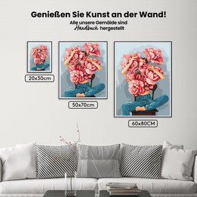 Malen nach Zahlen - Blumenmädchen