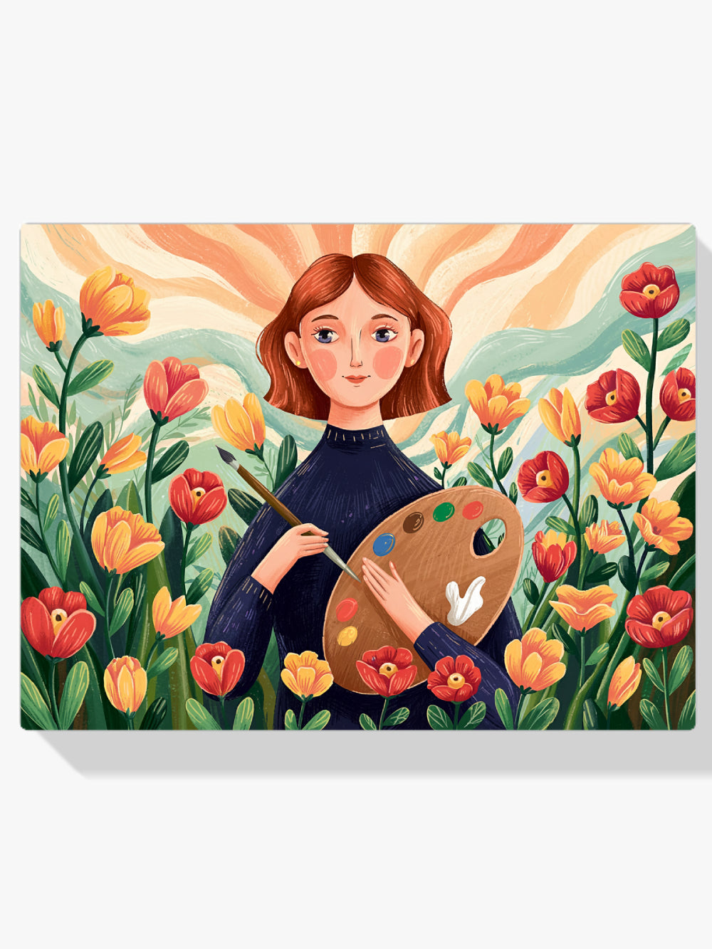 Malen nach Zahlen &#8211; Blumenpalette