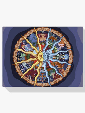 Dipingi con i numeri - Il foglio dello zodiaco