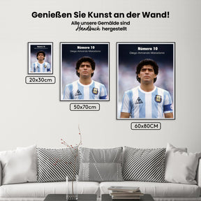 Malen nach Zahlen - Diego Maradona