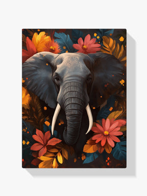 Dipingi con i numeri - Fiori di elefante