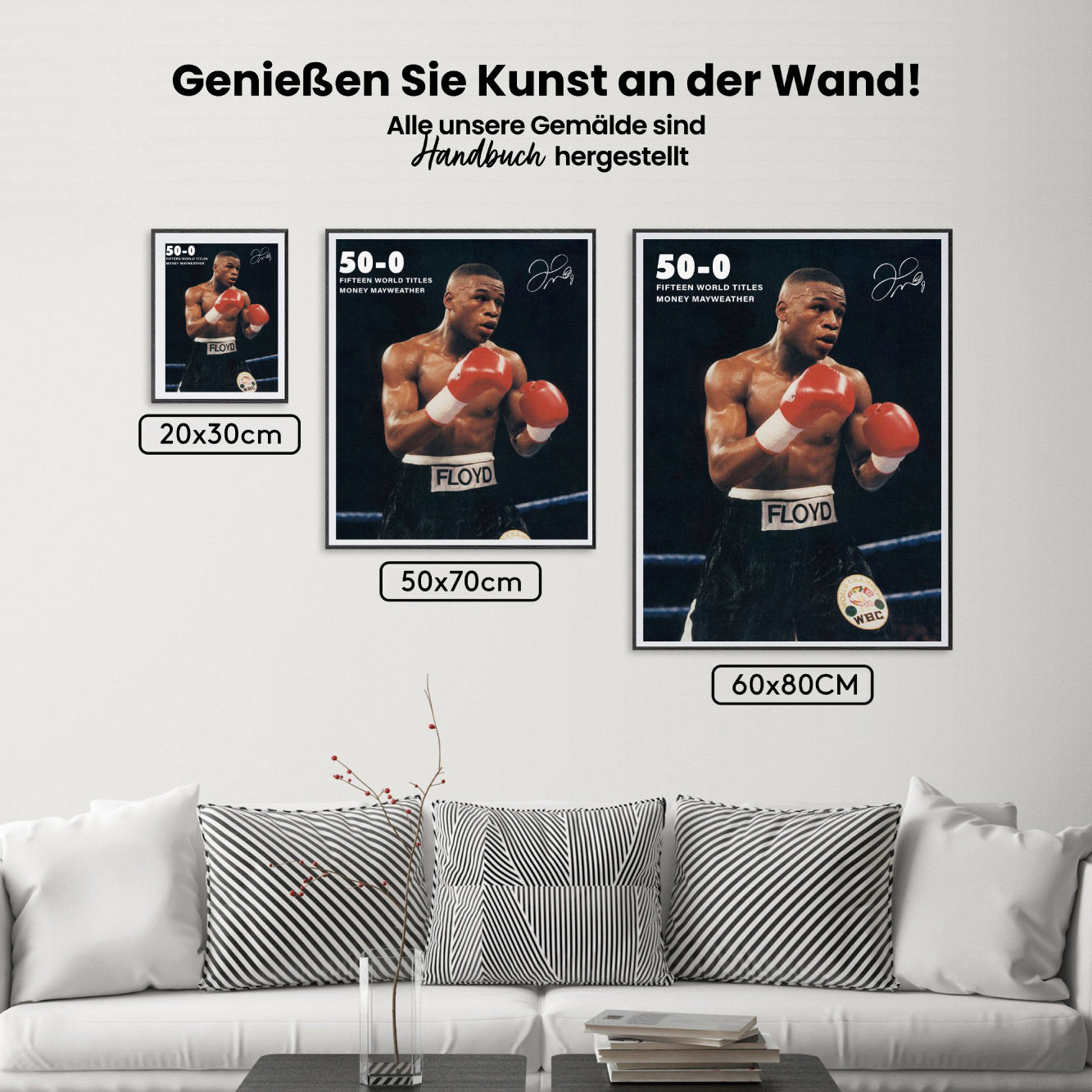 Malen nach Zahlen - Floyd Mayweather