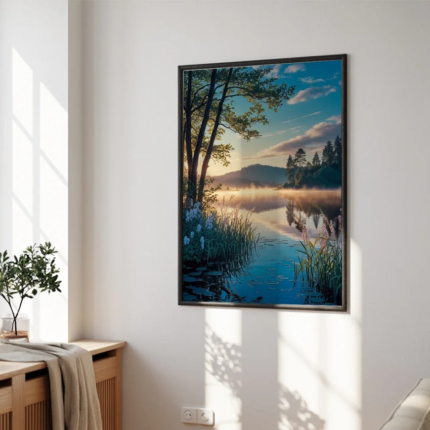 Malen nach Zahlen - Flüstern des Morgensees