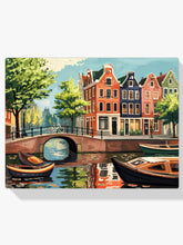 Malen nach Zahlen &#8211; Frühling in Amsterdam V1